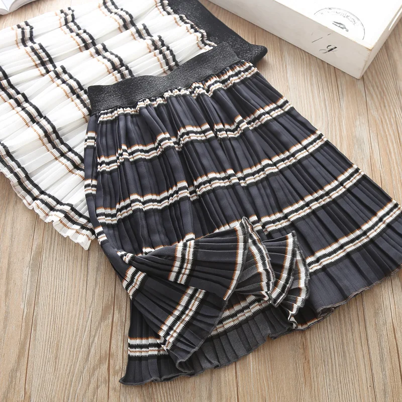 

Baby Girls Chiffon Skirts For Kids Pleated Skirts Girls School Summer Wear 2019 Teens Clothes 4T Big Girl Beach Holiday Skirts