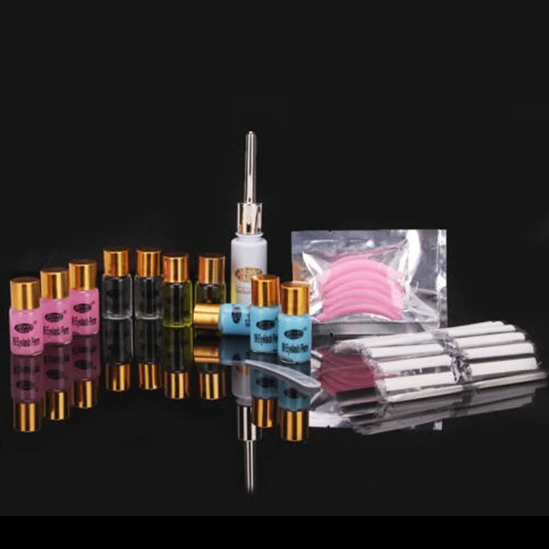 

Lady Eyelash Curling Perming Curler Perm Kit Eye Glue Lashes Wave Lotion Set Top