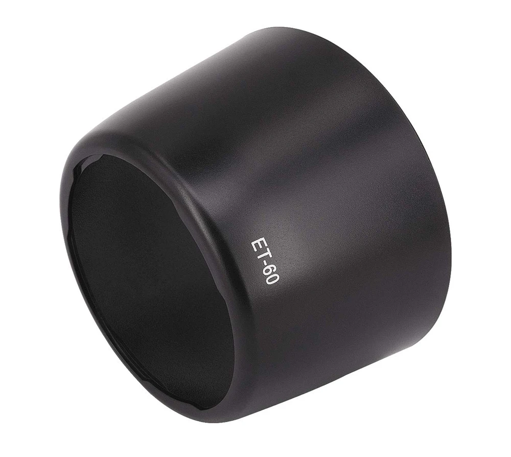 Camera Lens Hood 58mm ET60 Lens Hood ET-60 For Canon 600D 650D T3i T2i T1i T3 XTi XT XSi EF EF-S 55-250mm 75-300mm 90-300mm Lens (3)