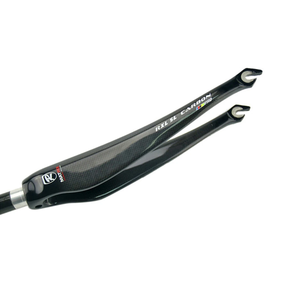 RXL SL Bicycle Fork 28.6mm(1-18') Bike Fork 700c Front Fork Carbon Fiber Lightweight 3K GlossyMatte Bike Accessory Carbon Forks (4)