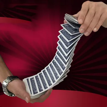 

Board Games Playing Cards Waterfall Card Props Automatic Poker Magic Tricks Magic Electric Poker Magical Electric Deck