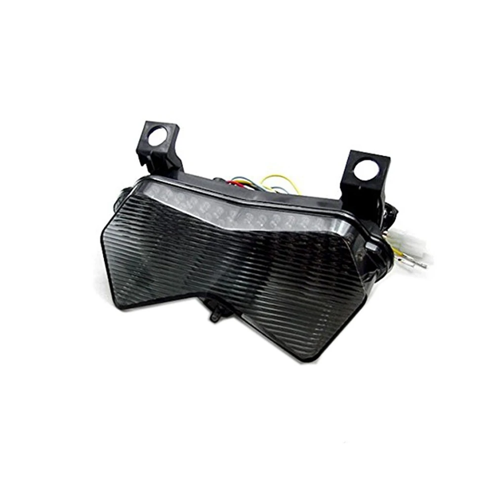 

Smoke / Clear Motorcycle LED Brake Tail Light Turn Signal TailLight Case For Kawasaki ZX6R ZX 6RR 636 2003 2004