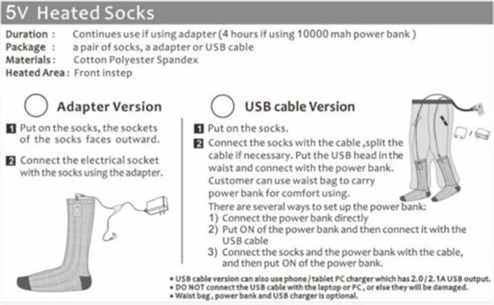 5 В USB, носки с электрическим подогревом, сохраняющие тепло, хлопковые носки для зимы, чулочно-носочные изделия, Идеальные подарки для мамы, папы, друзей