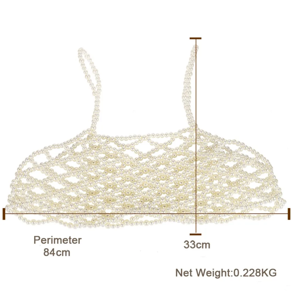 Новинка, женские сексуальные модные топы с жемчужинами, ручная работа, верхняя одежда, летняя одежда для отдыха, повседневный жилет на бретельках, женские аксессуары