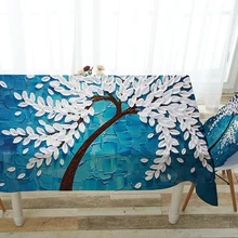 3D Simple Table Cloth Household Waterproof and Oil Proof Tablecloth Art Product Printing Table Cover 5 Sizes