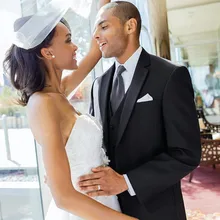 Новое поступление Мужской Блейзер пиджак Жених костюмы для мужской смокинг модные вечерние костюмы для мужчин Masculino(куртка+ брюки+ жилет) на заказ