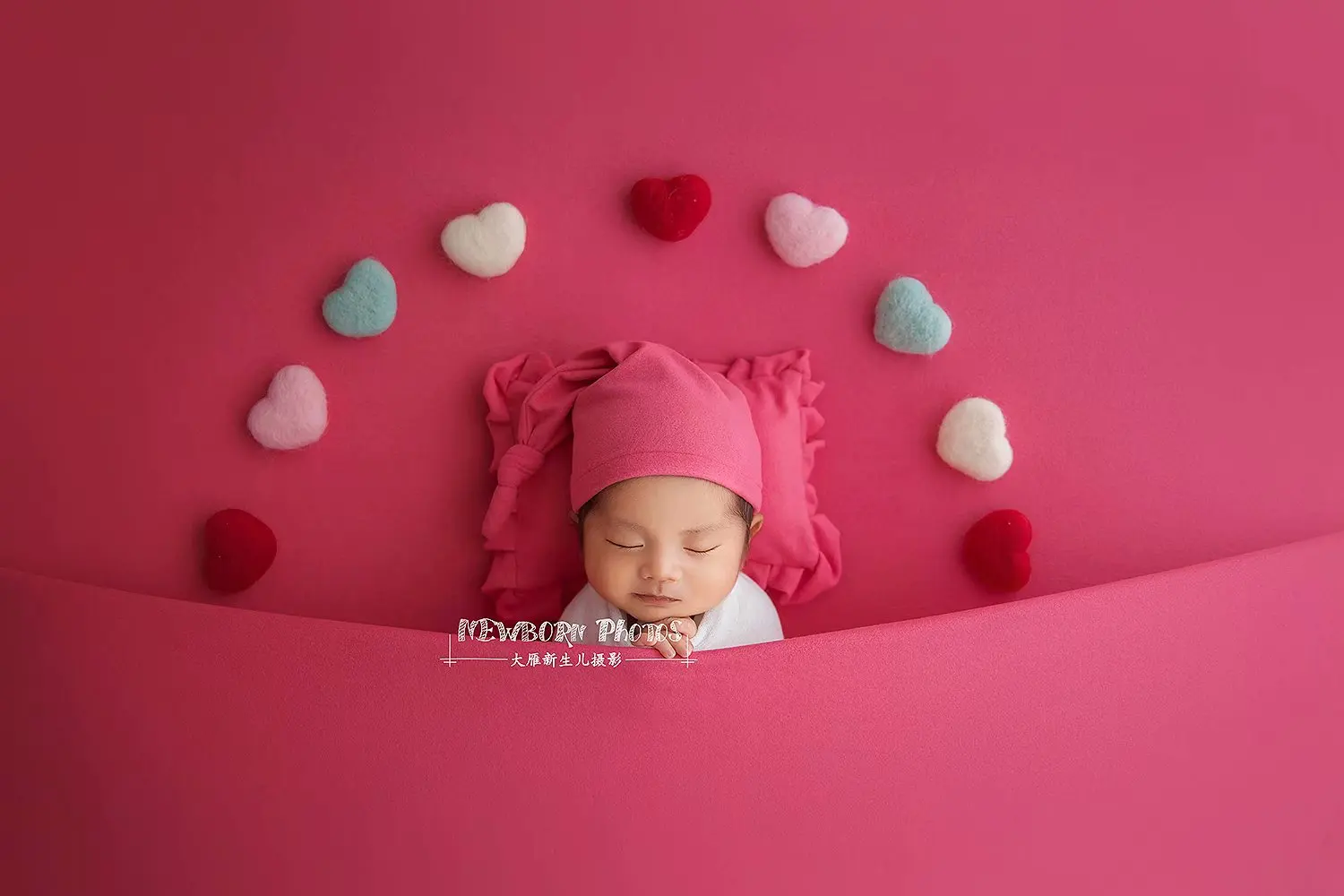 Lovely Heart  props handmade DIY baby photography props accessories crafts materials  bebe newborn photography props