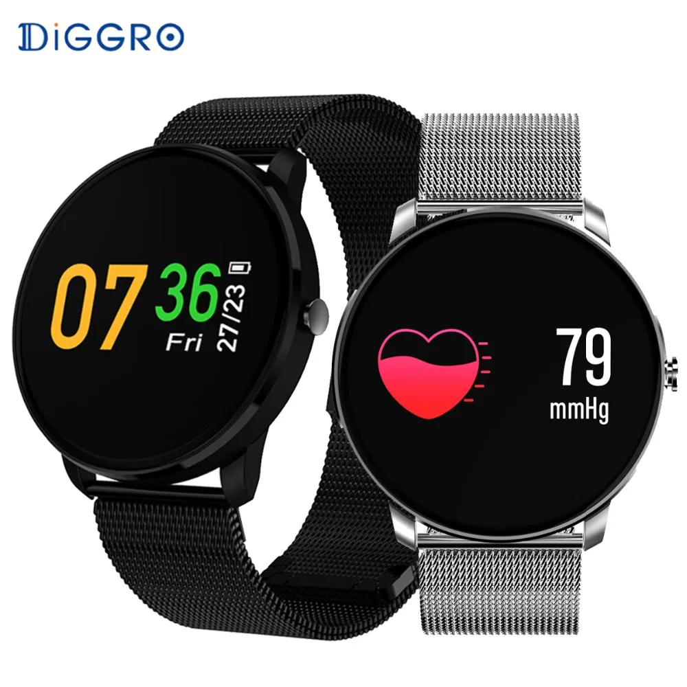 Diggro CF007S Smart Watch IP67 Waterproof Bluetooth Smart Watches Heart
