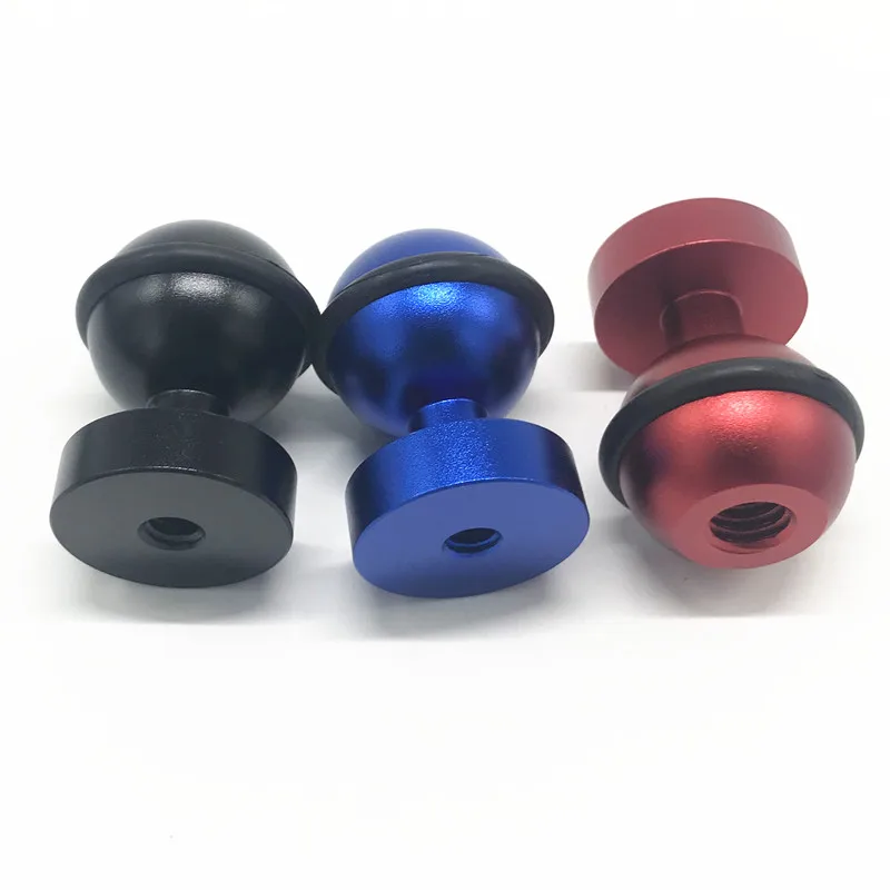 1 inch diving light ball Head with 1/4 to 3/8 female digital camera stud hole for gopro camcoders dslr underwater photography |