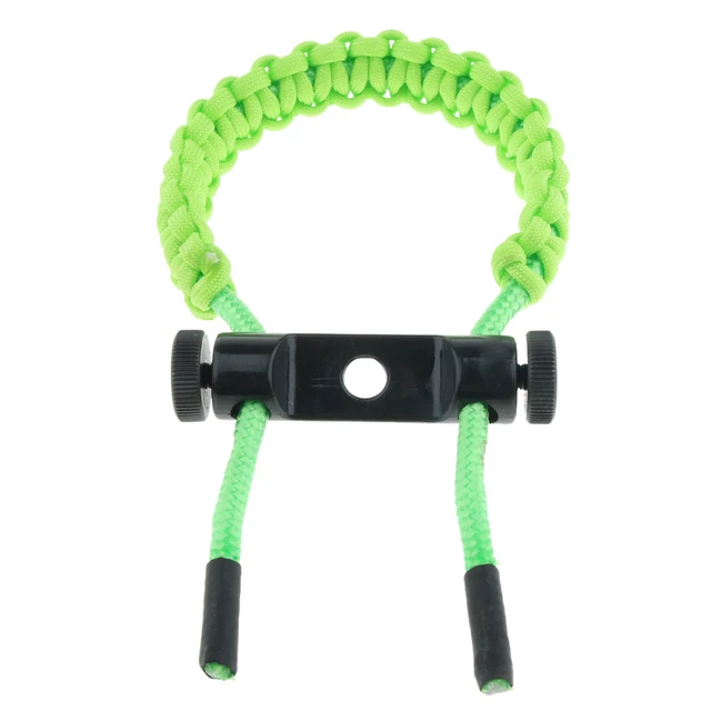 New Arrival Adjustable Braided Archery Bow Wrist Slings Strap for