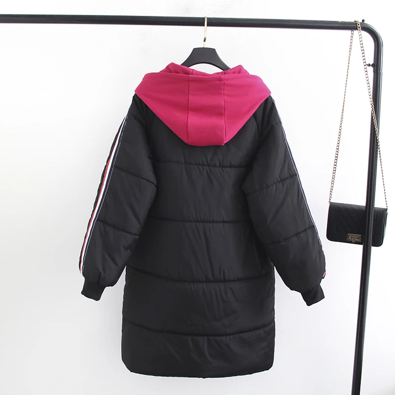 Fat Cotton Women 2019 Autumn Winter New Parkers Loose Long Section Plus Fertilizer Thick Cotton Jacket Winter Jacket Cotton Coat Fat Cotton Women 2019 Autumn Winter New Parkers Loose Long Section Plus Fertilizer Thick Cotton Jacket Winter Jacket Cotton Coat