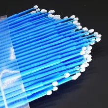 100 шт одноразовые щетки большого размера без ворса, Микро Кисти для наращивания ресниц, инструмент для удаления ресниц/инструмент для удаления клея