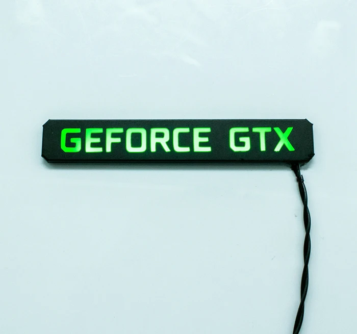 FREEZEMOD специальная видеокарта светодиодный светильник с многоцветным. XYD-GEFORCE GTX