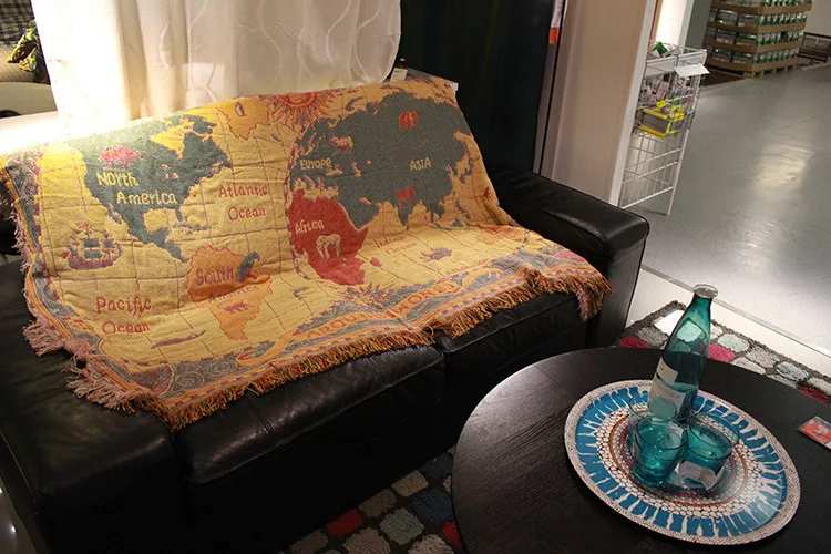 Богемное Хлопковое одеяло, полное покрытие, чехол для дивана, диванное полотенце, эластичное трикотажное покрывало для дивана, чехол для дивана