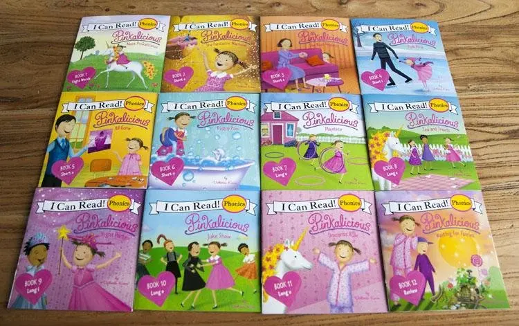 Livros de Imagem Inglês para Crianças Livro de História de Bolso de Bebê Livros Conjunto Posso Ler Fonics Rosa Alicious Meus Primeiros Livro Crianças 12 - eu Mod. 268749 4 livro inglês para crianças crianças livro de história de bolso de bebê