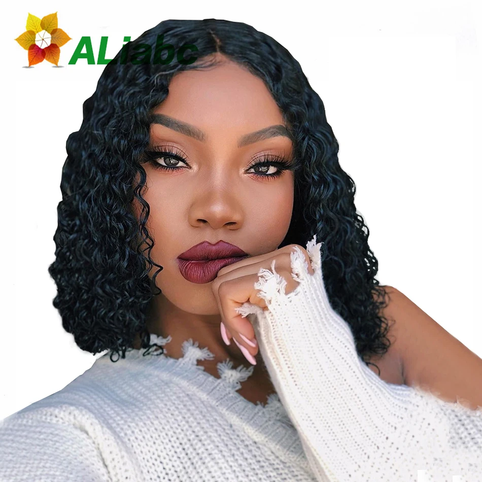 Aliabc 13*4 Bob Wigs Brazilian Lace Front Human Hair Wigs For Black