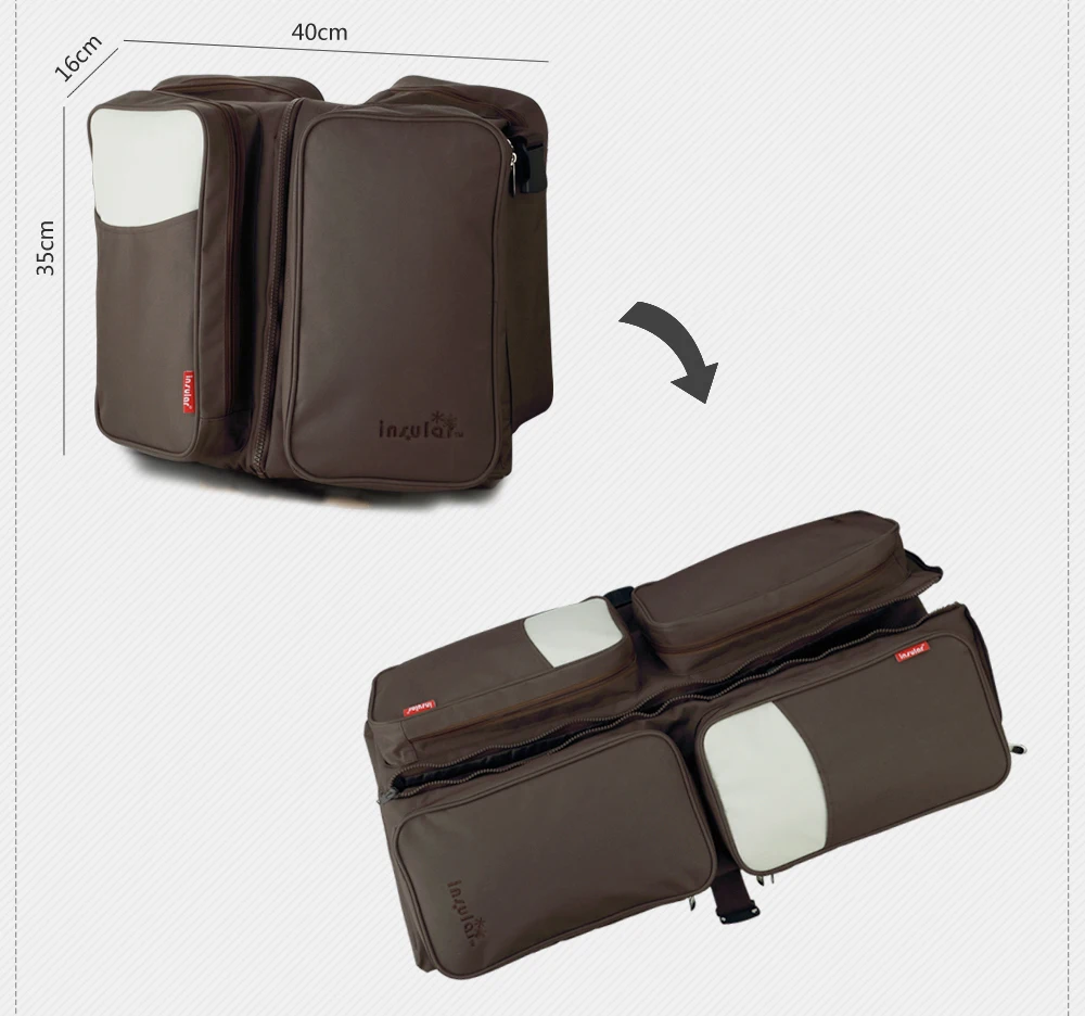 Многофункциональные водонепроницаемые переносные детские кроватки для путешествий, пеленальные подгузники, складная сумка на плечо для мам, сумки для подгузников большой емкости