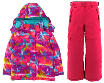 

Warm thick boys and girls ski suits windproof waterproof outdoor ski suits