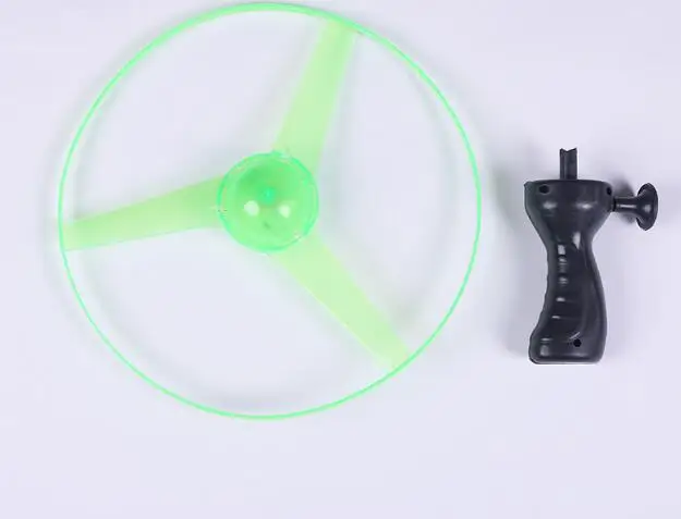 Surwish قطر 25 سنتيمتر LED مضيئة تحلق الصحن Ufo الهواء الطلق الوهج لعب رمي و الصيد تحلق القرص YH1041