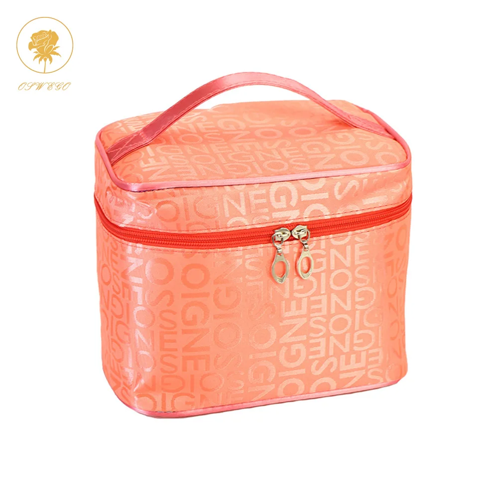 

OSWEGO Cosmetic Bag Travel Women Organizer Case Zipper Large Capacity Storage Bags Makeup Handbag Wash Pouch Toiletry Bags 2018