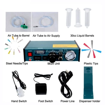 

Auto Glue Dispenser Solder Paste Liquid Controller Dropper Fluid YDL 983A phone lcd repair tools