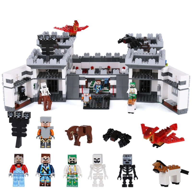 

XB09005 1627Pcs Blocks Series Castle of Holy War Set Brock Model Children Educational Building Blocks Bricks Boy Toys Gifts