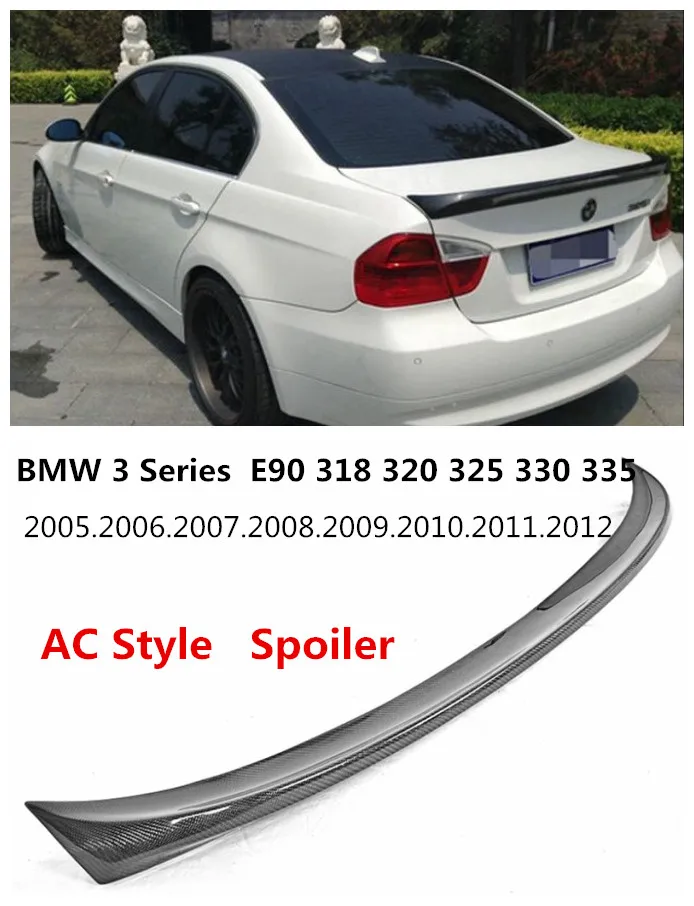 Спойлер HLONGQT из АБС пластика для BMW 3 серии E90 318 320 325 330 335 2005 2012 высококачественные