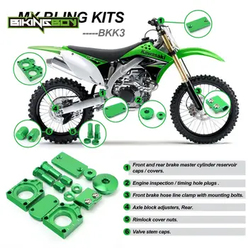

BIKINGBOY Bling Kits For Kawasaki KX250F 11-16 15 KXF 250 KX-F 450 KX450F 09-16 KLX 450 R 08 09 10 11 12 13 14 Modification
