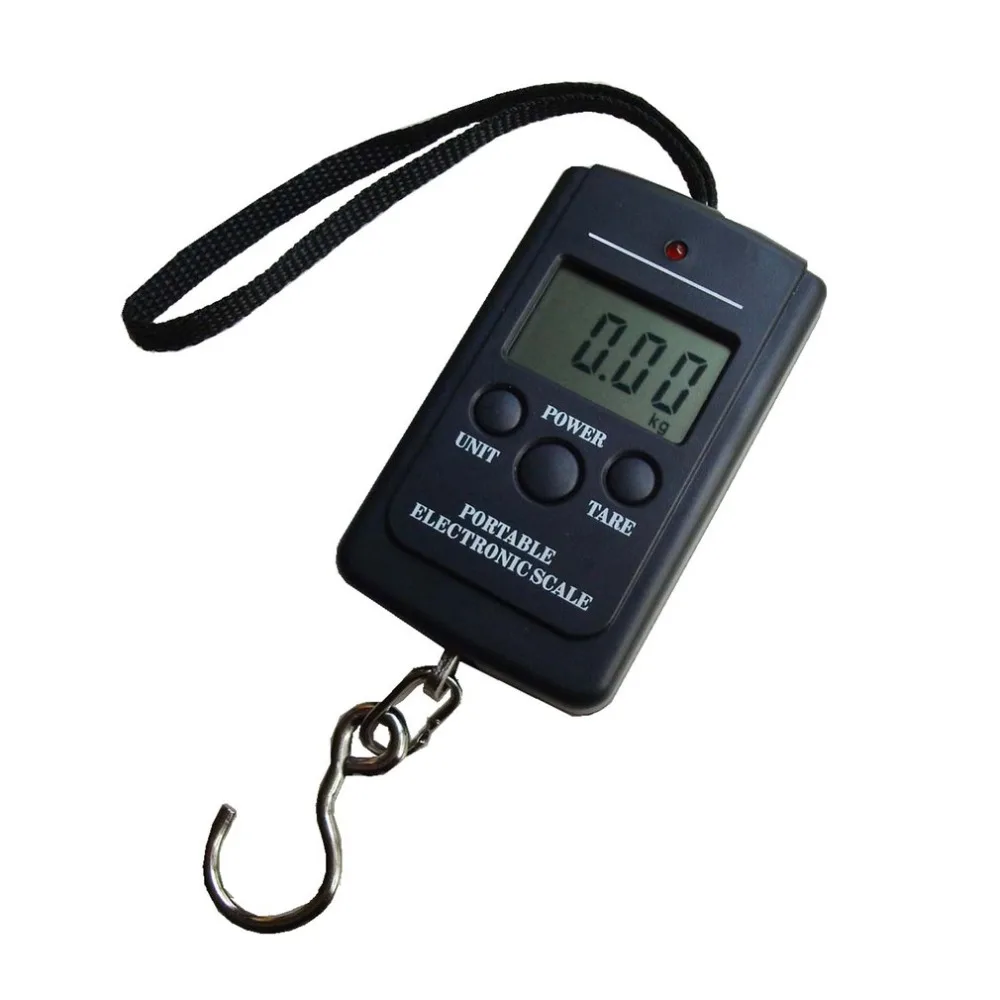 GY 004 40 кг/10 г портативные электронные ручные весы для взвешивания багажа с крючком