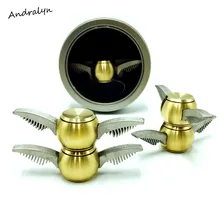 COOLEASTER Golden Snitch Harry Potter Fidget Spinner Hand Toy For EDC ADHD Metal Anti Stress Wheel