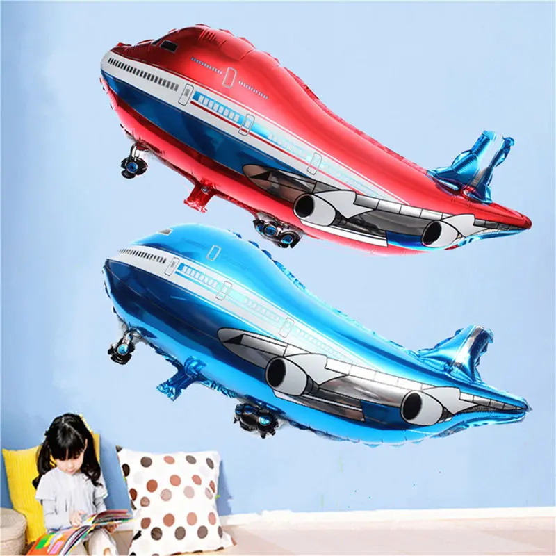 31 Inch Plane Shape Balloon Airplane Helicopter Flying Saucer Plane