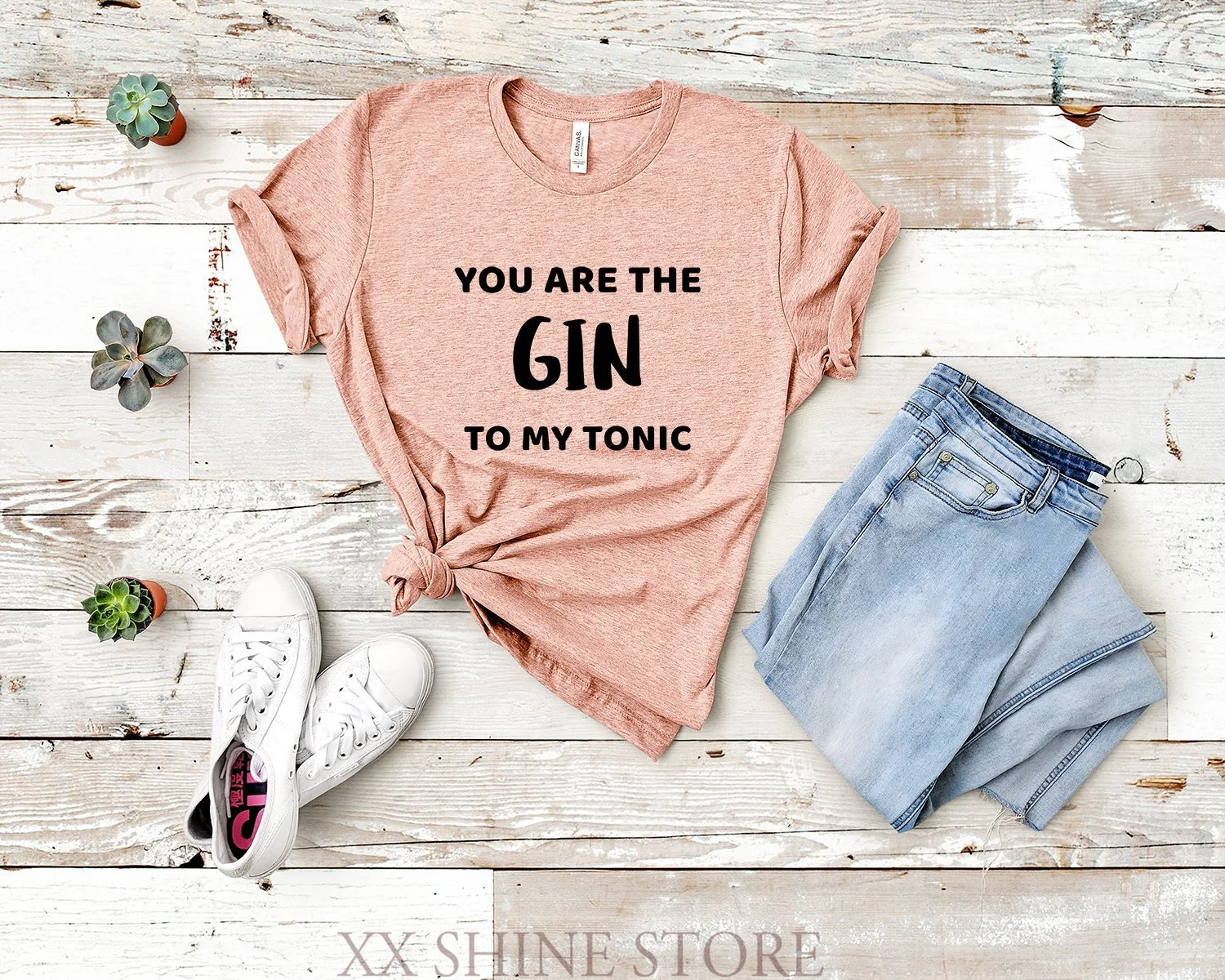 Вы Джин к my Tonic Футболка мужская футболка женская рубашка подарок на день