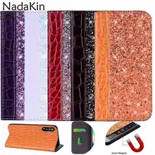 Блестящий блестящий чехол для телефона для huawei P20 mate 10 Pro Honor 9 Lite 7X P Smart Plus Nova 3i Y6 Prime со слотом для карт