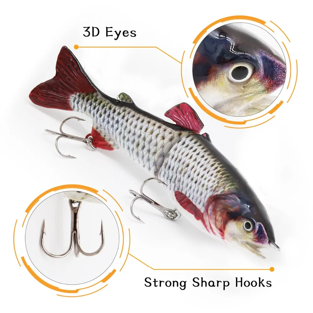 3 unids/lote 18 cm 66G Señuelos de Pesca biónicos Lifelike señuelo articulado duro nadador aparejos de Pesca Wobblers Pesca Isca 3 unids/lote 18 cm 66G Señuelos de Pesca biónicos Lifelike señuelo articulado duro nadador aparejos de Pesca Wobblers Pesca Isca