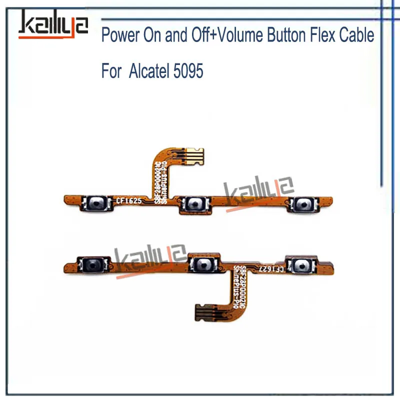 

Power Switch on off Volume Button key Flex Cable For Alcatel One Touch Flash Plus 2 5095 OT5095 OT 5095 Mobile Phones