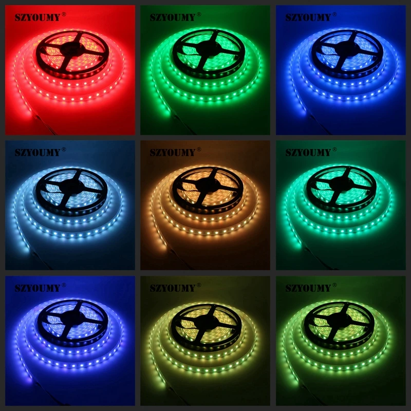 SZYOUMY 5 м 300 светодиодный RGB холодный белый теплый синий кремниевый трубчатая форма