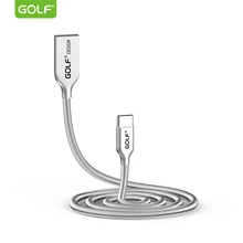 Металлический для гольфа usb кабель для зарядки и синхронизации данных type-C для samsung S8 S9 LG G5 G6 OnePlus Выдвижной зарядный кабель для телефона Android
