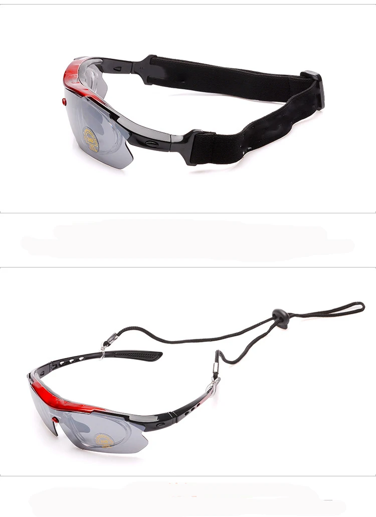 GLEEGLING поляризационные очки 1 Набор 5 линз Открытый Спорт Рыбалка мужские поляризованные солнцезащитные очки с вогнуто-выпуклыми линзами Polarisantes