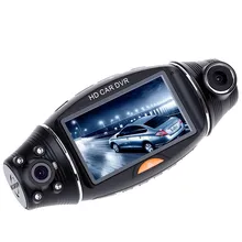 R310 Doppia Lente Da 2.7 Pollici DVR Auto di IR 270 Gradi TFT LCD Macchina Fotografica del Precipitare Videocamera vista posteriore Registratore