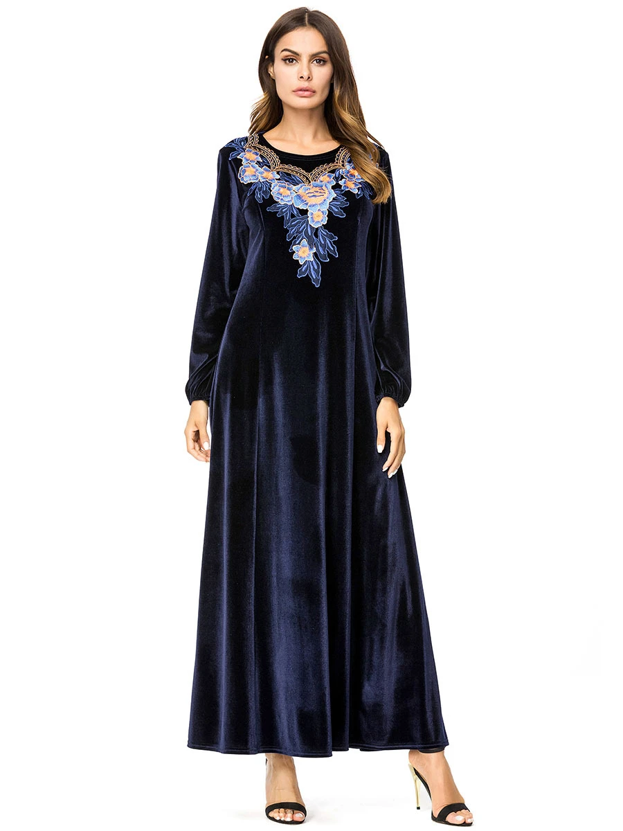 velvet moroccan caftan