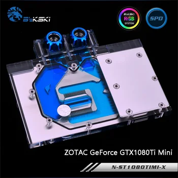 

Bykski N-ST1080TIMI-X, Full Cover Graphics Card Water Cooling Block for ZOTAC GeForce GTX1080Ti Mini