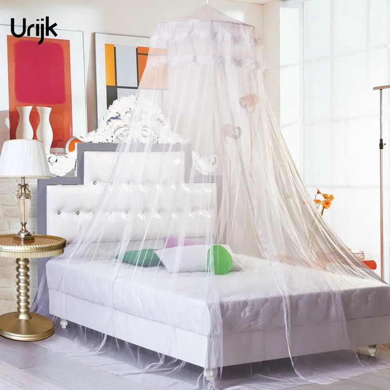 Urijk 1PC White Brand Universal Curtain Netting Princess Mosquito Nets