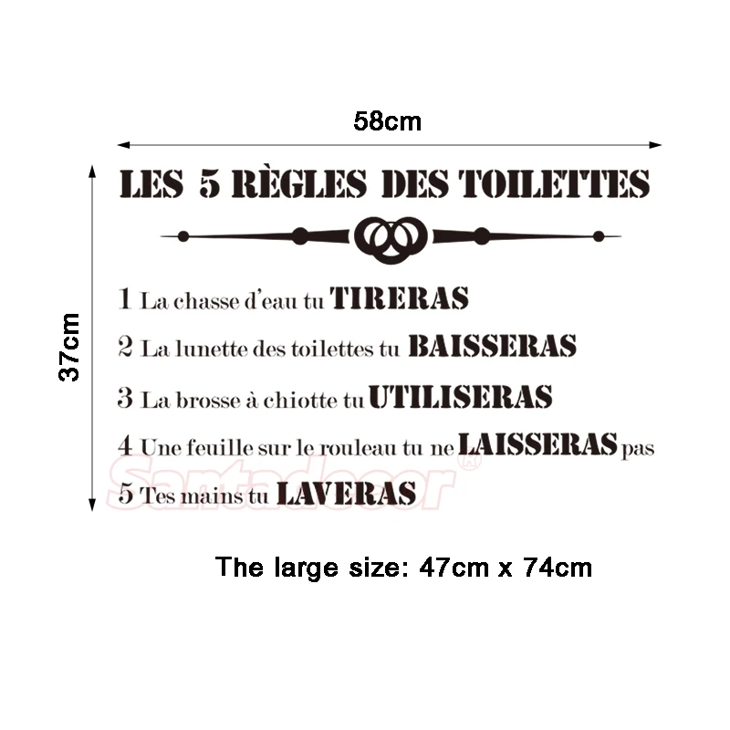 Vinyle Stickers Muraux Salle De Bains Motto Baignoire Stickers Muraux Décor  À La Maison Toilette Decal Diy Amovible Art Peintures Murales 58X34 Cm