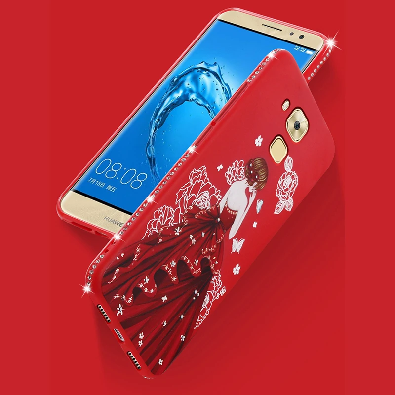 diamond silicone case huawei honor 6c pro 6a (6)
