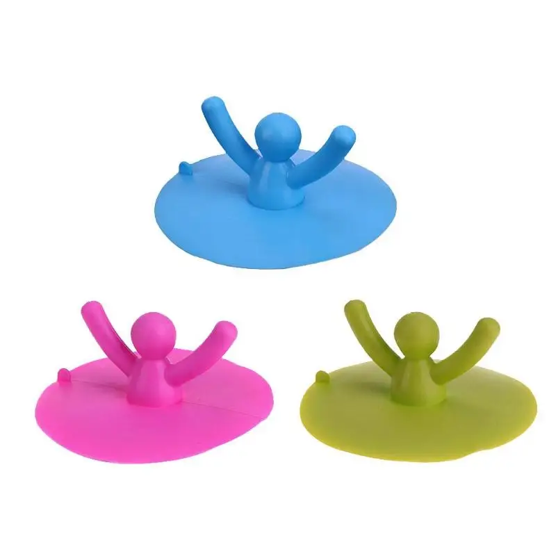 

9.5 x 9.5 x 4cm Cute Shape Water Stopper Sink Plug Cover Strainer Kitchen Basin Sink Floor Drain Tools