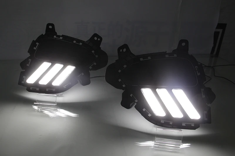 Автомобильная проблесковая 1 пара led drl Дневной светильник s Противотуманные фары