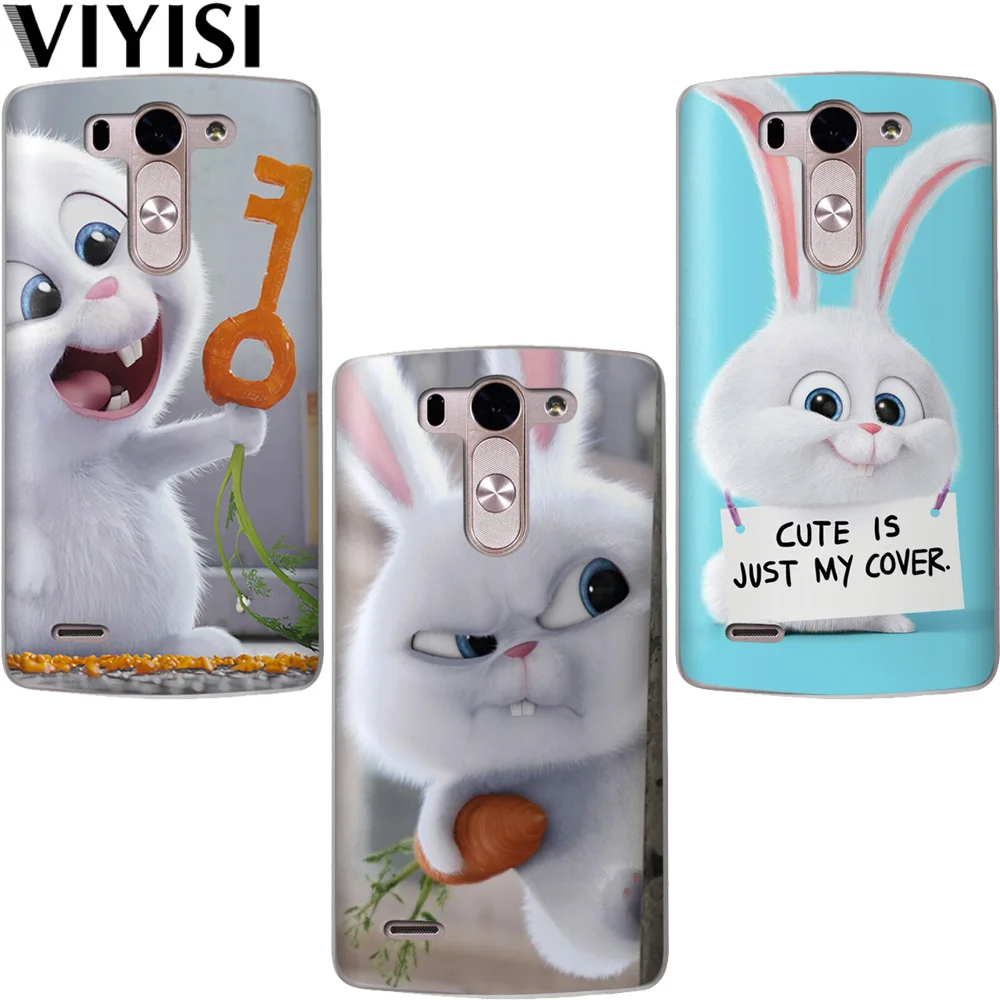 

Phone Case For LG G4 G5 G6 Coque X Power 2 Q6 Q8 K7 K8 K10 2017 Animal Cover Rabbit Silicona Casos Para Etui Fundas Capas Bags