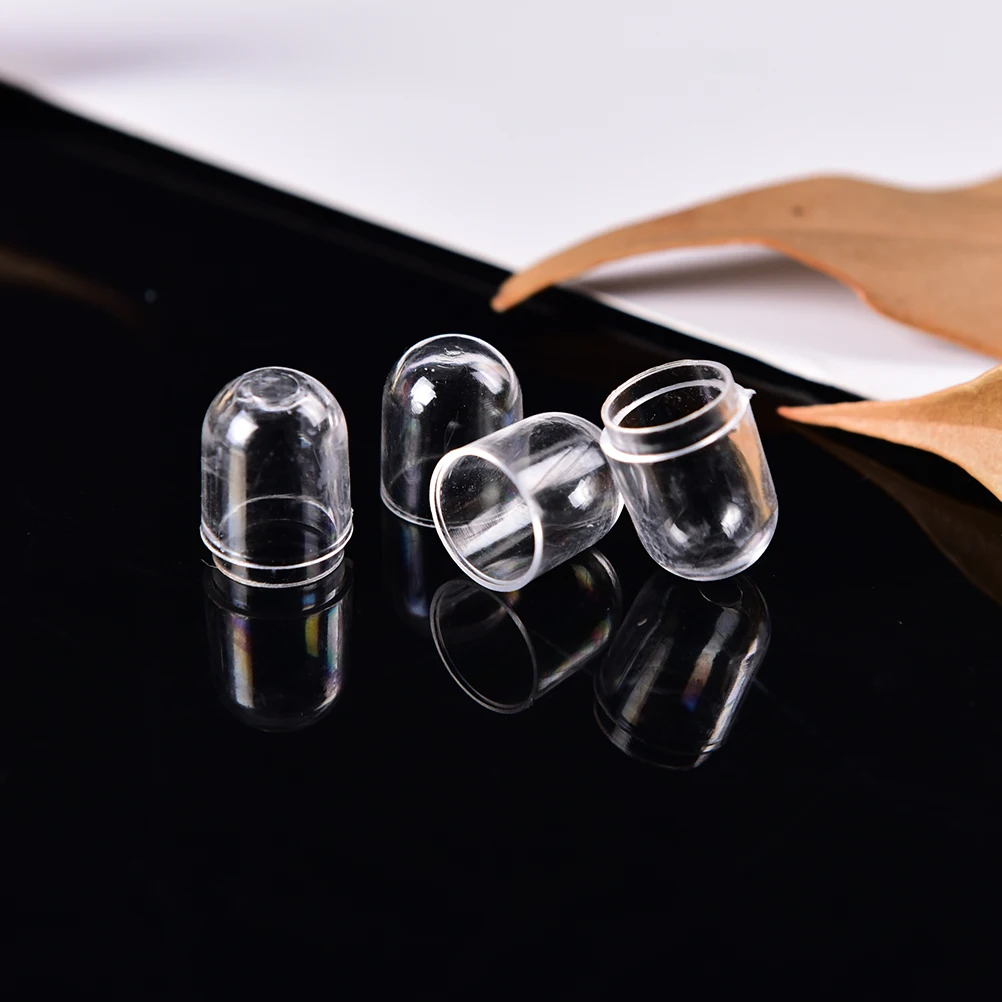 20Pcs/pack Empty White Hollow Plastic Capsules 10mm Plastic Pill ...