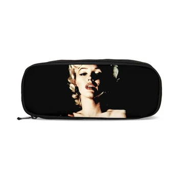 

Purse Women Sexy Marilyn Monroe 3D Printing Pencil Bags For Girls Boys Pen Holder Pencil Pouch Case Travel Bags Purse Sac A Main