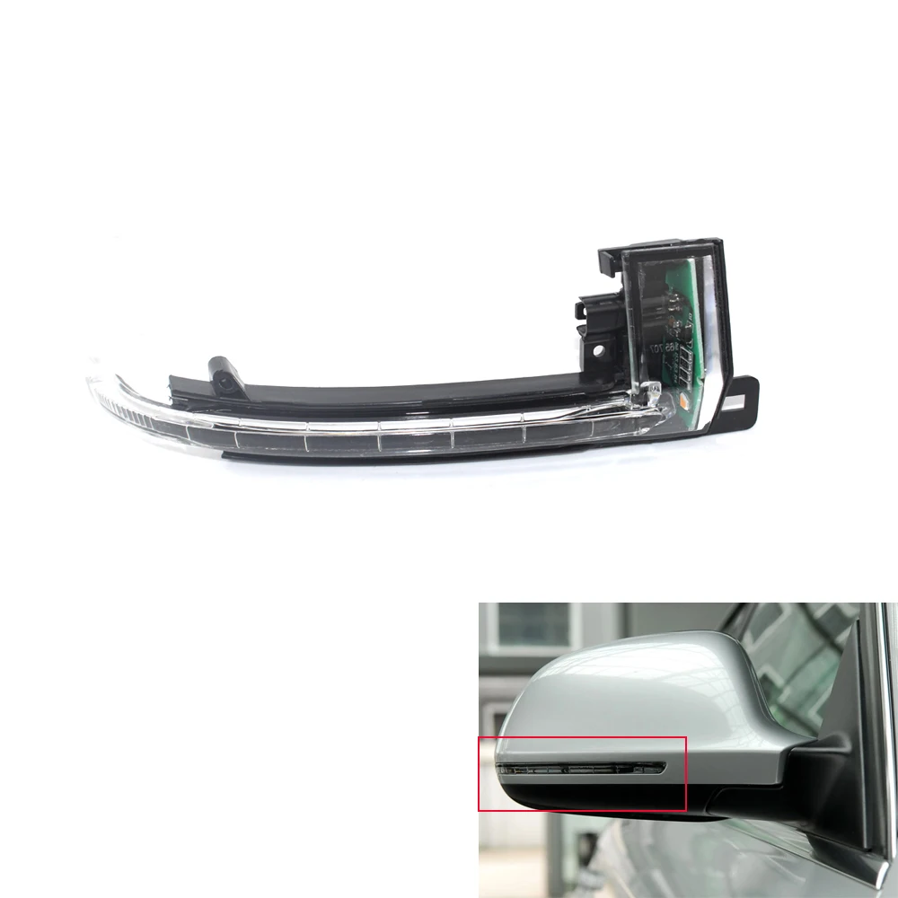 

1 Pair Left and Right Side Turn Signals Light Rearview Mirror Lamp 8K0949101B for Audi A4 B8 A6 C6 A5 2008 2009 2010 2011